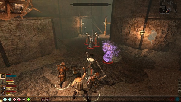 Dragon Age 2 : Das abschließende Gefecht gegen Tarohne beginnt mit ihr, den Magiern und einigen Schatten.