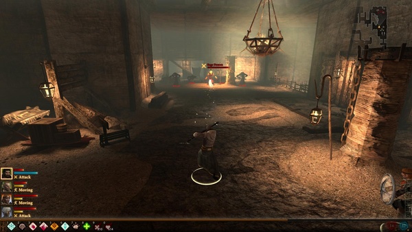 Dragon Age 2 : Kaum im Versteck angekommen, wird die Gruppe auch gleich angegriffen.