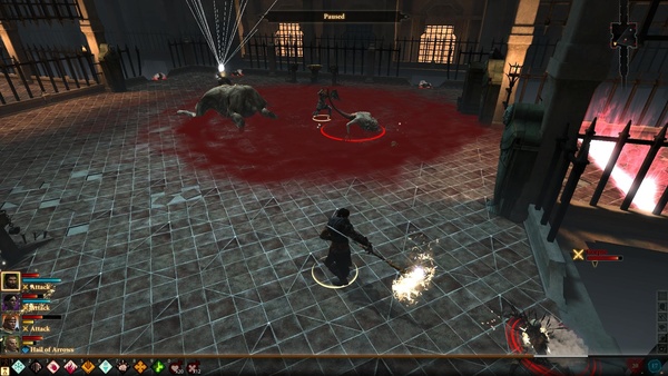 Dragon Age 2 : Der flinke »Schädel« ist kein leichtes Ziel. Zusätzlich kommen noch Untote ins Spiel (siehe rechts).