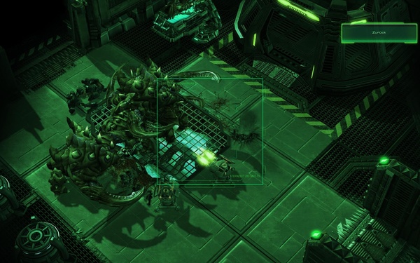 Komplettlösung zu StarCraft 2 : Sie können die Ultralisken freilassen oder auch die Zerglinge.